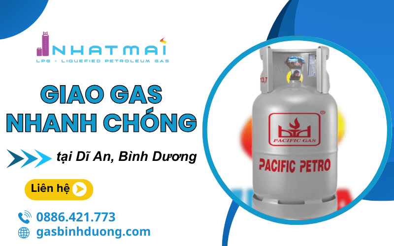 giao gas Bình Dương